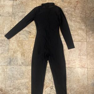 Speerise adult High Neck Zip One Piece Unitard Jumpsuit